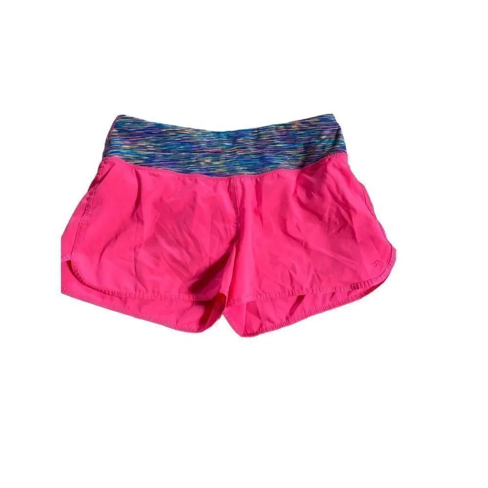 Ideology women’s performance, athletic running shorts, neon pink size small